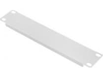 Lanberg - Rackblankingspanel - RAL 7035, grå - 1U - 10"