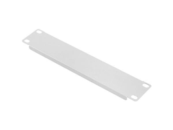Lanberg - Rackblankingspanel - RAL 7035, grå - 1U - 10"