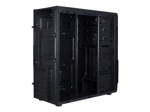 Inter-Tech B-42, Midi Tower, PC, Musta, ATX, mikro ATX, 15 cm, 35 cm