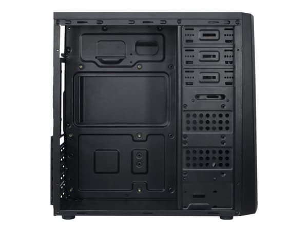 Inter-Tech B-42, Midi Tower, PC, Musta, ATX, mikro ATX, 15 cm, 35 cm