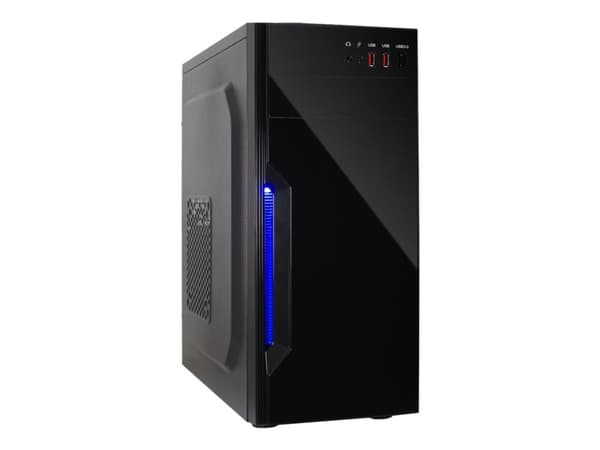 Inter-Tech B-42, Midi Tower, PC, Musta, ATX, mikro ATX, 15 cm, 35 cm