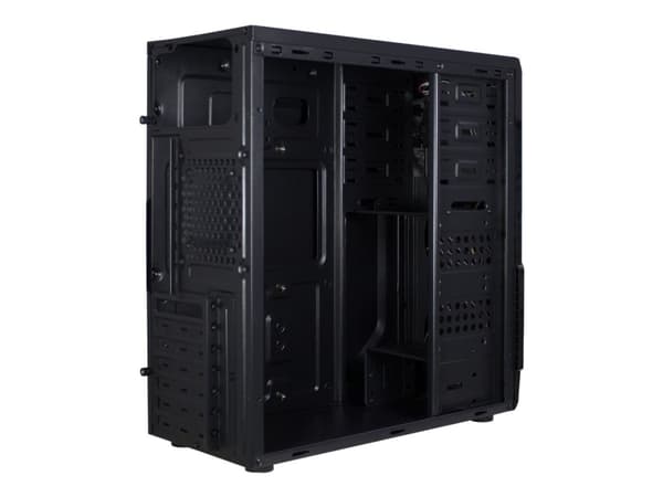 Inter-Tech B-48, Midi Tower, PC, Musta, ATX, mikro ATX, 15 cm, 35 cm