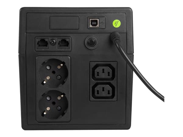 Green Cell Microsine - UPS - AC 220/230/240 V - 700 Watt - 1000 VA - 7 At - USB - utgangskontakter: 4