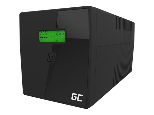 Green Cell Microsine - UPS - AC 220/230/240 V - 700 Watt - 1000 VA - 7 At - USB - utgangskontakter: 4
