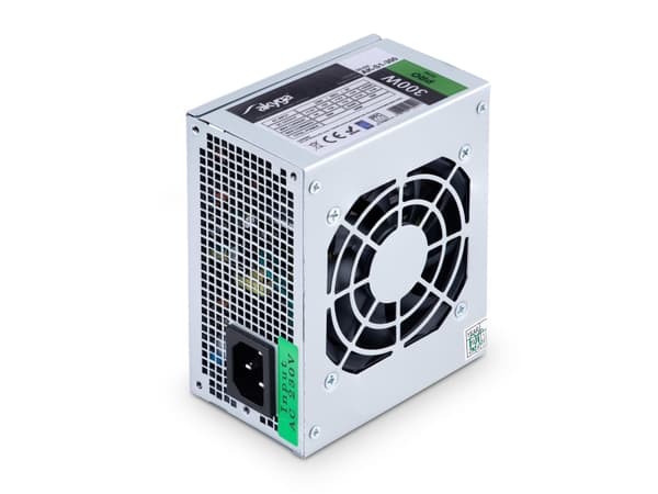 Akyga Pro Series AK-S1-300 - Strømforsyning (intern) - SFX12V - AC 230 V - 300 watt - PFC - svart