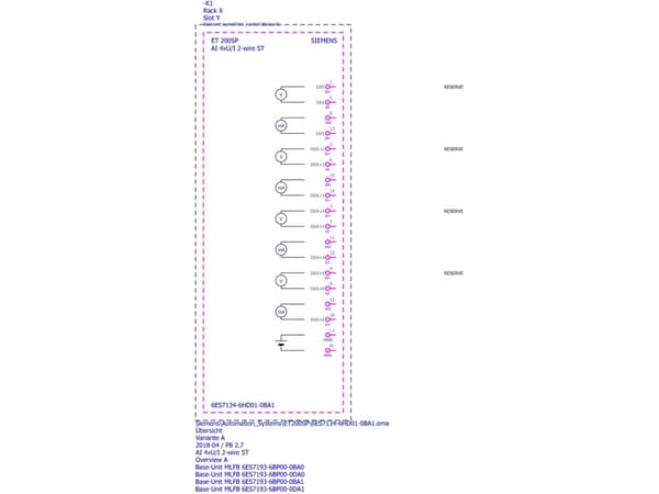 Siemens 6ES7134-6HD01-0BA1, Analog, Strömförsörjning av system, Multifärg, 40 g, 65 mm, 23 mm