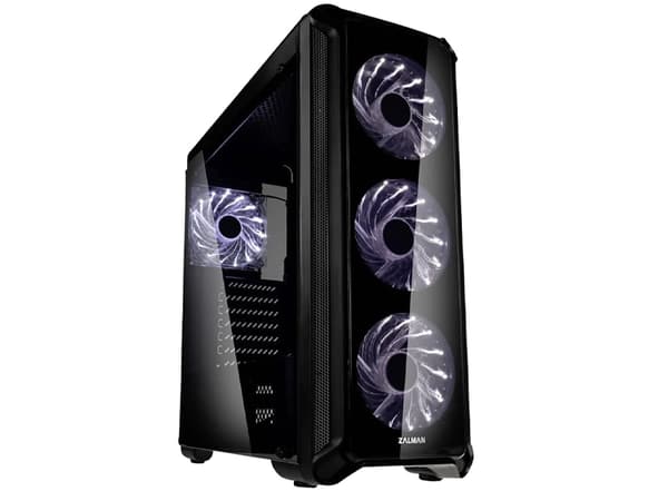 Zalman i3 Edge - Mid tower - ATX - genomskinlig sidopanel (akryl) - ingen strömförsörjning (ATX) - USB/ljud