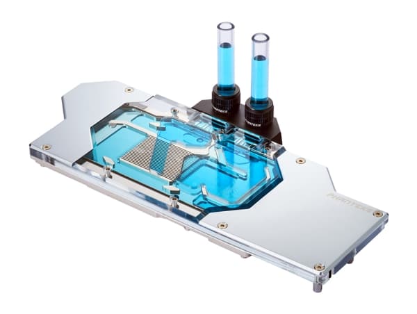 Phanteks PH-GB2080TiAS, Vannblokk, Kromfarget, GPU, Grafikkort, 260 mm, 124 mm