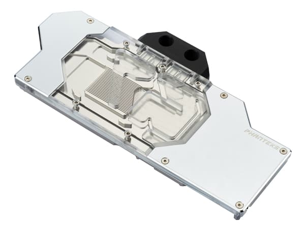 Phanteks PH-GB2080TiAS, Vannblokk, Kromfarget, GPU, Grafikkort, 260 mm, 124 mm