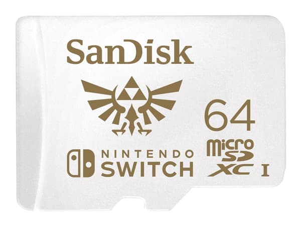 SanDisk Nintendo Switch - Flashminnekort - 64 GB - UHS-I U3 - microSDXC UHS-I - for Nintendo Switch