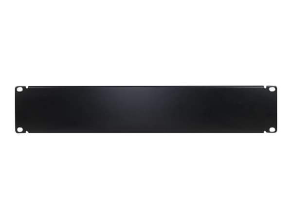IPC 19'' blindplate sort 2U skrudd