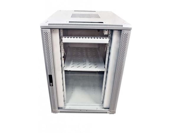 ALLNET 156702, Frittstående hylle, 22U, Grå