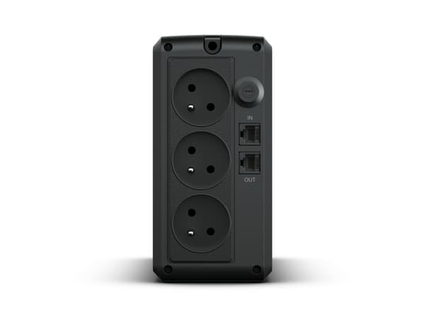 CyberPower UT Series UT650EG-FR - UPS - AC 230 V - 360 Watt - 650 VA - 1-fas - utgångskontakter: 3 - Frankrike - svart
