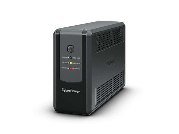 CyberPower UT Series UT650EG-FR - UPS - AC 230 V - 360 Watt - 650 VA - 1-fas - utgångskontakter: 3 - Frankrike - svart