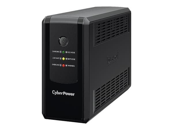 CyberPower UT Series UT650EG-FR - UPS - AC 230 V - 360 Watt - 650 VA - 1-fas - utgångskontakter: 3 - Frankrike - svart