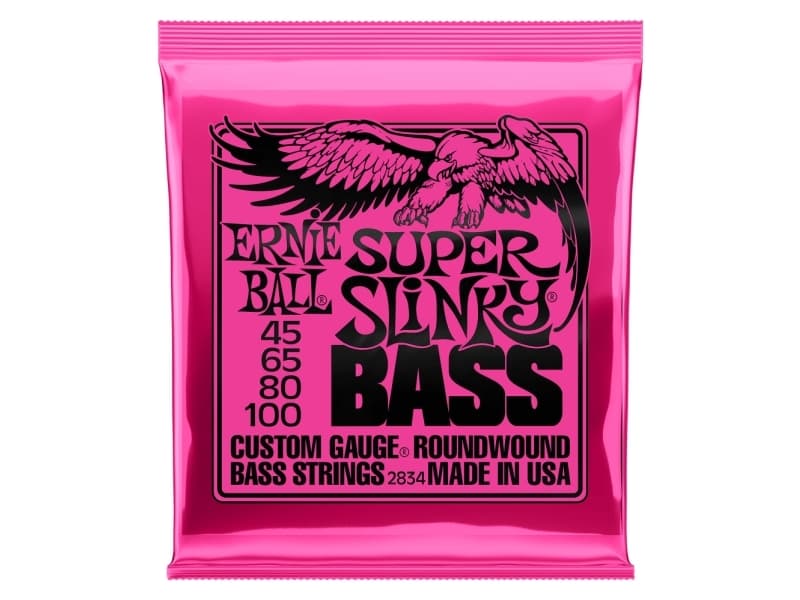 Ernie Ball P02834, Gitarr, Stål, Bas, 4 styck