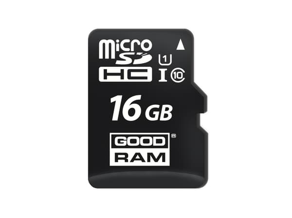 Goodram M1A0, 16 GB, MicroSDHC, Klasse 10, UHS-I, 100 MB/s, 10 MB/s