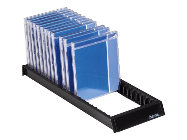 Hama CD Flipper for 22 CD - Mediaförvaring - plast - svart - 22 x CD