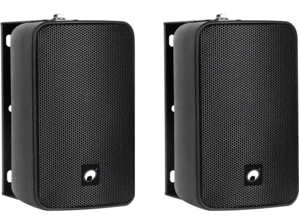 Omnitronic 11036952, 2-vägs, 2.0 kanaler, Kabel, 40 W, 75 - 20000 hz, Svart