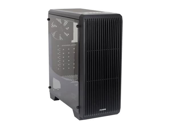 Zalman S2 Midi Tower Case - Black Window, Midi Tower, PC, Sort, ATX, Micro ATX, Mini-ITX, Akryl, Plast, Stål, Hjem/Kontor