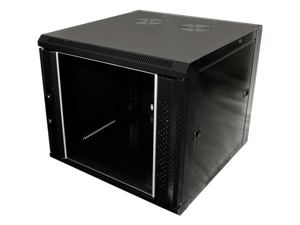 Value 19" Wall Mount Rack 6U, 368 x 570 x 450 (HxWxD), Svart
