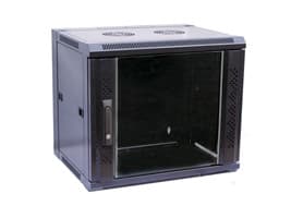 VALUE 26990147, Väggmonterad rack, 6U, 60 kg, Svart