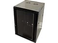 Miniatyrbild 3 av 4: Value 26990157, Väggmonterad rack, 18U, 60 kg, Svart