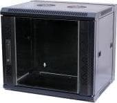 Value 26990157, Väggmonterad rack, 18U, 60 kg, Svart