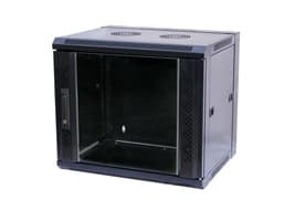 Value 26990157, Väggmonterad rack, 18U, 60 kg, Svart