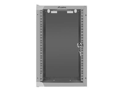 Lanberg - Rack skåp - väggmontering - grå, RAL 7035 - 9U - 10"