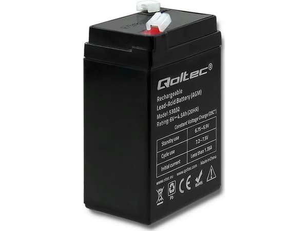 Qoltec - UPS-batteri - 1 x batteri - blysyre - 4.5 Ah