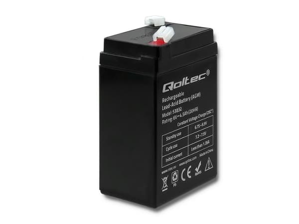 Qoltec - UPS-batteri - 1 x batteri - blysyre - 4.5 Ah