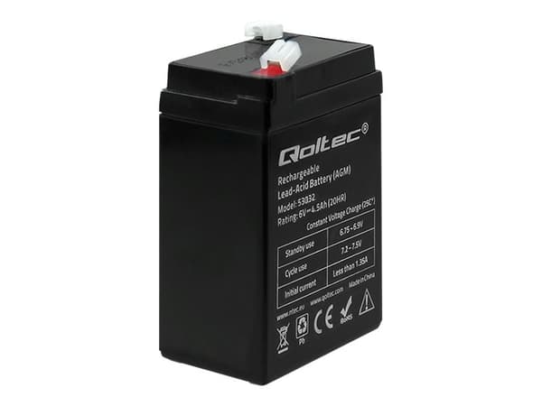 Qoltec - UPS-batteri - 1 x batteri - blysyre - 4.5 Ah