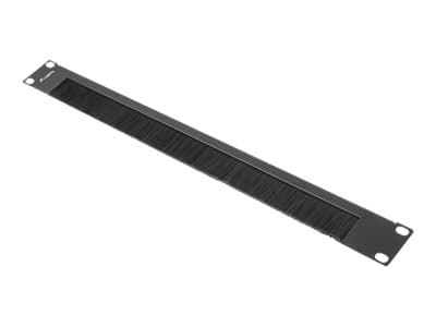 Lanberg - Stativbørstepanel - RAL 9004, svart - 1U - 19"