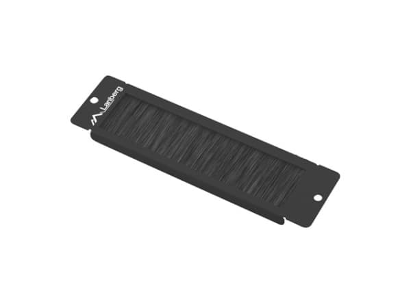 Lanberg AK-1104-B, Børstepanel, Svart, 1U, 45 mm, 170 mm