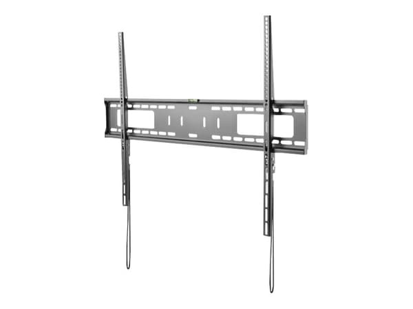 StarTech.com Flat Screen TV Wall Mount - Fixed - Heavy Duty Commercial Grade TV Wall Mount for 60" to 100" TVs - VESA Wall Mount (FPWFXB1) - Brakett Sort