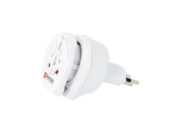 Skross 1.500206-E, Type J (CH), Universal, Type C (Europlugg), Type G (UK), Type I (AU), Type J (CH), Type L (IT), Type N (BR), 100 -250 V, 10 A, Hvi