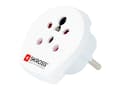 Miniatyrbilde 3 av 5: Skross 1.500217-E, Type C (Europlugg), Universal, Type D (UK), Type H (IL), Type K (DK), 100 - 250 V, 10 A, Hvit