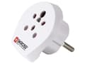 Miniatyrbilde 2 av 5: Skross 1.500217-E, Type C (Europlugg), Universal, Type D (UK), Type H (IL), Type K (DK), 100 - 250 V, 10 A, Hvit