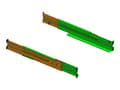 Miniatyrbilde 1 av 5: Powerwalker RK7 - UPS-monteringssett - rackmonterbar - 1U - for PowerWalker VI 1000 R1U, VI 1500 R1U, VI 500 R1U, VI 750 R1U