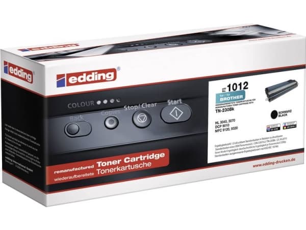 Edding EDD-1012, 2200 sider, Svart, 1 stykker