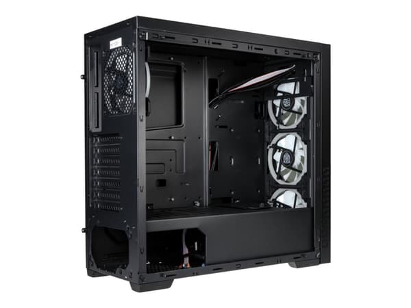 Kolink Horizon RGB - Tower - ATX - genomskinlig sidopanel - ingen strömförsörjning (ATX) - svart