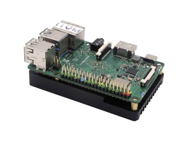 Radxa RockPi_Heatsink Køleelement Passer til: Rock Pi Sort