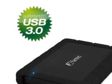 FANTEC AluPro U3 - Lagringspakke - 2,5" - SATA 3Gb/s - eSATA 3Gb/s, USB 3.0 - svart