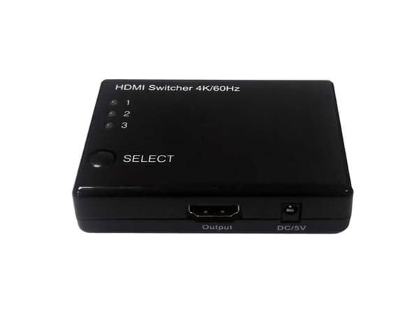 ROLINE 14.01.3575, HDMI, Sort, 3840 x 2160, 2160p, 3840 x 2160 piksler, 80 mm