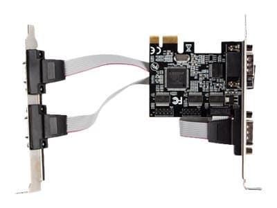 Lanberg PCE-DB9-004 - Seriell adapter - PCIe lav profil - RS-232/422/485 x 4