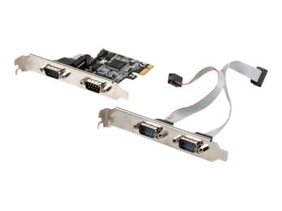 Lanberg PCE-DB9-004 - Seriell adapter - PCIe lav profil - RS-232/422/485 x 4