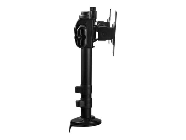StarTech.com Dual Monitor Mount - Supports Monitors 13" to 27" - Adjustable - Desk Clamp or Grommet-Hole Desk Mount for Dual VESA Monitors - Black (A Sort