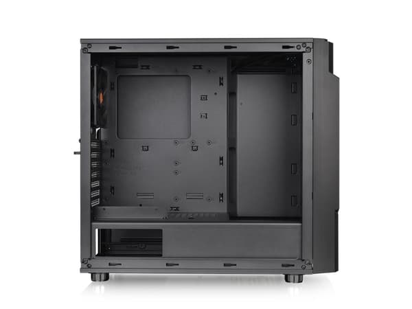 Thermaltake Commander C31 TG - ARGB Edition - tower - ATX - genomskinlig sidopanel (härdat glas) - ingen strömförsörjning (PS/2) - svart - USB/ljud