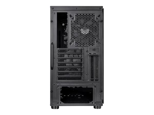 Thermaltake Commander C32 TG - ARGB Edition - tower - ATX - genomskinlig sidopanel (härdat glas) - ingen strömförsörjning (PS/2) - svart - USB/ljud